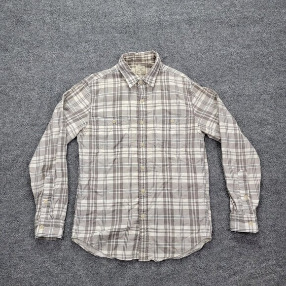 J Crew‎ Shirt Mens Small Plaid Button Up Long Sleeve Preppy Casual Outdoors - Picture 1 of 8
